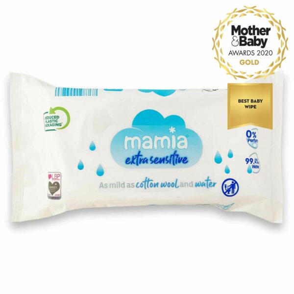 Mamia extra sensitive 60 wipes